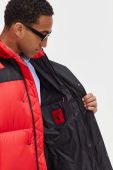 Пухова куртка HUGO чоловіча колір червоний зимова