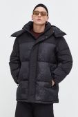 Пухова куртка HUGO чоловіча колір чорний зимова (3681214)