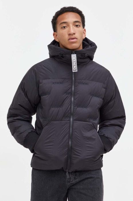 Куртка Iceberg чоловіча колір чорний зимова (3477525) Куртка Iceberg чоловіча колір чорний зимова (3477525)