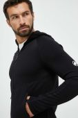 Спортивна кофта Mammut Aconcagua ML Hooded колір чорний з капюшоном однотонна Спортивна кофта Mammut Aconcagua ML Hooded колір чорний з капюшоном однотонна