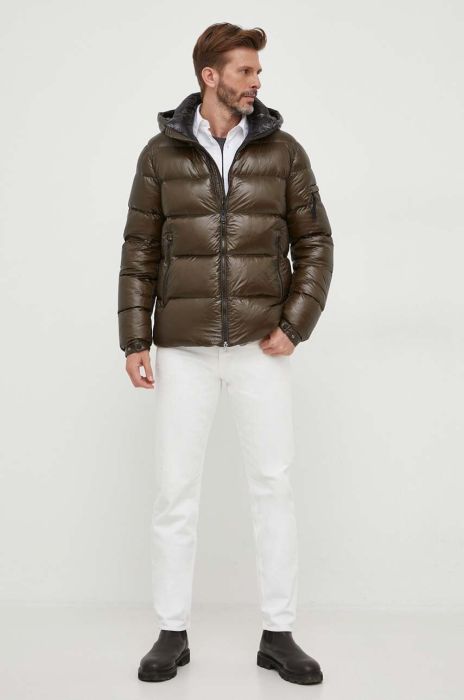 Пухова куртка Hetrego чоловіча колір зелений зимова (3593141) Пухова куртка Hetrego чоловіча колір зелений зимова (3593141)