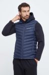 Пухова безрукавка Peak Performance чоловічий колір синій перехідний Пухова безрукавка Peak Performance чоловічий колір синій перехідний