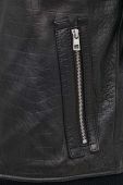 Шкіряна куртка Michael Kors чоловіча колір чорний перехідна (3676138) Шкіряна куртка Michael Kors чоловіча колір чорний перехідна (3676138)
