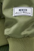 Куртка-бомбер Mercer Amsterdam колір зелений перехідна oversize