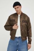 Куртка-бомбер Mercer Amsterdam колір коричневий перехідна oversize Куртка-бомбер Mercer Amsterdam колір коричневий перехідна oversize
