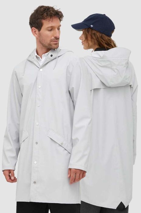 Дощовик Rains 12020 Jackets колір сірий перехідна (3487547) Дощовик Rains 12020 Jackets колір сірий перехідна (3487547)