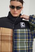 Куртка Karl Kani зимова oversize колір барвистий Куртка Karl Kani зимова oversize колір барвистий