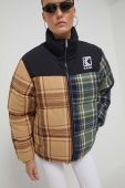 Куртка Karl Kani зимова oversize колір барвистий Куртка Karl Kani зимова oversize колір барвистий