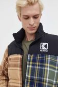 Куртка Karl Kani зимова oversize колір барвистий Куртка Karl Kani зимова oversize колір барвистий