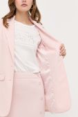 Піджак Guess колір рожевий однобортний однотонна (3316451)