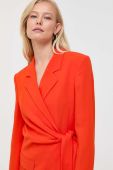 Піджак BOSS колір помаранчевий однобортний однотонна (3424892)