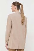 Піджак Weekend Max Mara колір бежевий однобортний однотонна Піджак Weekend Max Mara колір бежевий однобортний однотонна