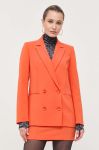 Піджак Patrizia Pepe колір помаранчевий двобортний однотонна (3385917) Піджак Patrizia Pepe колір помаранчевий двобортний однотонна (3385917)