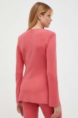 Піджак Twinset колір рожевий легкий Піджак Twinset колір рожевий легкий