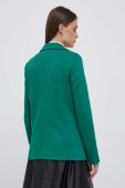 Піджак United Colors of Benetton колір зелений однобортний однотонна (3466616) Піджак United Colors of Benetton колір зелений однобортний однотонна (3466616)