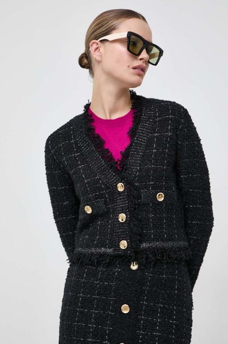 Піджак Pinko колір чорний однобортний візерунок (3558073) Піджак Pinko колір чорний однобортний візерунок (3558073)