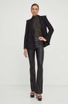 Піджак Patrizia Pepe колір чорний двобортний однотонна (3648191) Піджак Patrizia Pepe колір чорний двобортний однотонна (3648191)