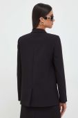 Піджак Twinset колір чорний однобортний однотонна (3588576) Піджак Twinset колір чорний однобортний однотонна (3588576)