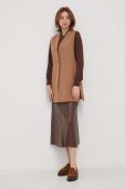 Безрукавка Artigli колір коричневий однобортний Безрукавка Artigli колір коричневий однобортний