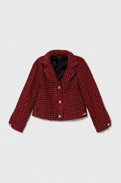 Дитячий піджак Guess колір червоний Дитячий піджак Guess колір червоний