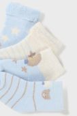 Шкарпетки для немовлят Mayoral Newborn 4-pack колір блакитний (3415700) Шкарпетки для немовлят Mayoral Newborn 4-pack колір блакитний (3415700)