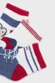 Шкарпетки для немовлят Mayoral Newborn 3-pack колір червоний Шкарпетки для немовлят Mayoral Newborn 3-pack колір червоний