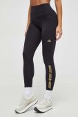 Легінси adidas жіночі колір чорний з принтом (3629945)