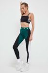 Легінси для тренувань adidas Performance Techfit Colorblock колір зелений візерунок Легінси для тренувань adidas Performance Techfit Colorblock колір зелений візерунок