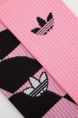 Шкарпетки adidas Originals 2-pack жіночі колір рожевий