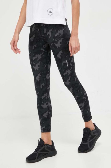 Легінси для тренувань adidas Performance Techfit колір чорний візерунок Легінси для тренувань adidas Performance Techfit колір чорний візерунок