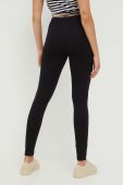Легінси United Colors of Benetton жіночі колір чорний однотонні Легінси United Colors of Benetton жіночі колір чорний однотонні
