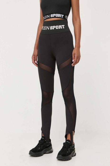 Легінси PLEIN SPORT жіночі колір чорний з принтом (3379471) Легінси PLEIN SPORT жіночі колір чорний з принтом (3379471)