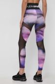 Легінси PLEIN SPORT жіночі колір фіолетовий візерунок Легінси PLEIN SPORT жіночі колір фіолетовий візерунок