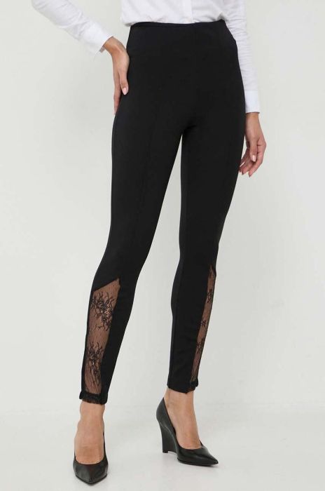 Штани Twinset жіночі колір чорний облягаюче висока посадка (3629955) Штани Twinset жіночі колір чорний облягаюче висока посадка (3629955)