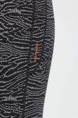 Спортивні легінси Icebreaker Fastray жіночі колір чорний візерунок Спортивні легінси Icebreaker Fastray жіночі колір чорний візерунок