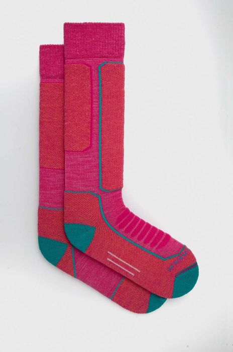 Шкарпетки Icebreaker Ski+ Medium колір рожевий (3576988) Шкарпетки Icebreaker Ski+ Medium колір рожевий (3576988)