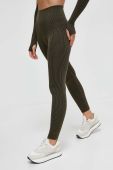 Легінси для тренувань Casall Wool Rib колір зелений однотонні Легінси для тренувань Casall Wool Rib колір зелений однотонні