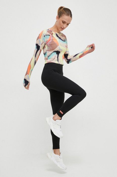 Легінси для тренувань P.E Nation Recharge колір чорний з принтом