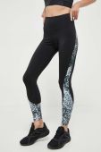 Легінси для тренувань Reebok Modern Safari колір чорний з принтом Легінси для тренувань Reebok Modern Safari колір чорний з принтом
