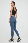 Легінси для тренувань Reebok LUX COLLECTION однотонні колір блакитний Легінси для тренувань Reebok LUX COLLECTION однотонні колір блакитний