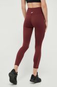 Легінси для тренувань Reebok Identity колір бордовий однотонні Легінси для тренувань Reebok Identity колір бордовий однотонні