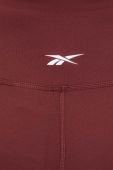 Легінси для тренувань Reebok Identity колір бордовий однотонні Легінси для тренувань Reebok Identity колір бордовий однотонні
