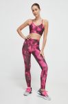 Легінси для тренувань Reebok колір рожевий візерунок Легінси для тренувань Reebok колір рожевий візерунок
