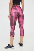 Легінси для тренувань Reebok Identity колір рожевий візерунок Легінси для тренувань Reebok Identity колір рожевий візерунок