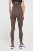 Тренувальні легінси для вагітних Reebok Lux колір зелений однотонні Тренувальні легінси для вагітних Reebok Lux колір зелений однотонні