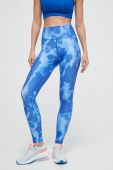 Легінси для тренувань Reebok візерунок колір блакитний