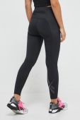 Легінси для бігу Reebok Vector колір чорний однотонні