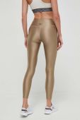 Легінси для тренувань Reebok Lux колір золотий однотонні