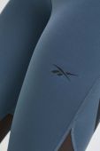 Легінси для тренувань Reebok Lux з принтом колір блакитний Легінси для тренувань Reebok Lux з принтом колір блакитний