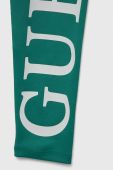 Дитячі легінси Guess колір зелений з принтом Дитячі легінси Guess колір зелений з принтом